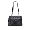 Chanel CC Quilted Caviar Front Pocket Shoulder Bag Secondhand