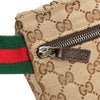 Gucci GG Canvas Web Double Pocket Belt Bag Secondhand