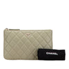 Chanel Small Quilted Lambskin O Case Zip Pouch Secondhand