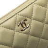Chanel Small Quilted Lambskin O Case Zip Pouch Secondhand