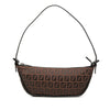 Fendi Mini Zucchino Canvas Shoulder Bag Secondhand