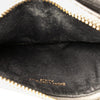 Saint Laurent Grain De Poudre Chevron Monogram Fragments Zippered Card Case Secondhand