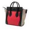 Celine Nano Tricolor Nubuck and Calfskin Luggage Tote Secondhand