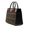 Burberry Small Wool Tartan Title Satchel Secondhand