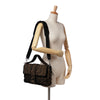 Fendi Large Zucca Vertigo Mesh Baguette Satchel Secondhand