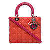 Dior Medium Bicolor Lambskin Cannage Lady Dior Secondhand