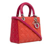 Dior Medium Bicolor Lambskin Cannage Lady Dior Secondhand
