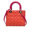 Dior Medium Bicolor Lambskin Cannage Lady Dior Secondhand