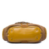 Burberry Prorsum Grained Calfskin and Suede Tassel Hedwig Satchel Secondhand