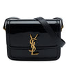 Saint Laurent Small Patent Solferino Satchel In Box Secondhand