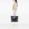 Chanel Large Quilted Tweed and PVC Funny Tote Secondhand