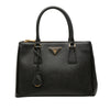 Prada Small Saffiano Lux Galleria Double Zip Satchel Secondhand