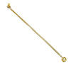 Dior Gold Plated CD Logo Pendant Necklace Secondhand