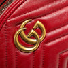 Secondhand Gucci Mini GG Marmont Matelasse Leather Round Crossbody