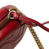 Secondhand Gucci Mini GG Marmont Matelasse Leather Round Crossbody