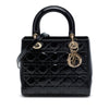 Dior Medium Patent Cannage Lady Dior Secondhand