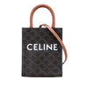 Celine Mini Triomphe Coated Canvas Vertical Cabas Satchel Secondhand
