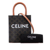 Celine Mini Triomphe Coated Canvas Vertical Cabas Satchel Secondhand