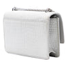 Saint Laurent Mini Croc Embossed Leather Monogram Sunset Wallet on Chain Secondhand