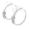 Dior Stainless Steel and Crystal CD Lock Hoop Earrings Secondhand