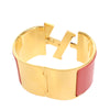 Secondhand Hermès Extra Wide Enamel Clic Clac H Bracelet GM