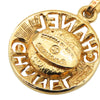 Chanel Gold Plated Faux Pearl Pendant Necklace Secondhand