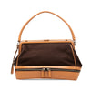 Prada Canvas Canapa Cerniera Frame Doctor Bag Secondhand