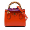 Gucci Small Calfskin Bamboo Diana Satchel Secondhand