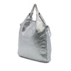 Chanel Large Metallic Glazed Calfskin Perforated Rodeo Drive Satchel Secondhand