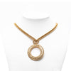 Chanel Gold Plated Loupe Magnifying Glass Pendant Necklace Secondhand