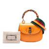 Gucci Mini Calfskin Web 1947 Bamboo Top Handle Bag Secondhand