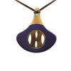 Secondhand Hermès Horn and Lacquer Pendant Necklace