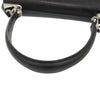 Ferragamo Leather Double Gancini Top Handle Bag Secondhand