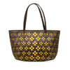Fendi Small Perforated Zucca Spalmati Roll Tote Secondhand