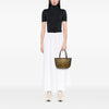 Fendi Small Perforated Zucca Spalmati Roll Tote Secondhand