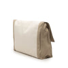 Hermès Bicolor Canvas Tapis de Selle Clutch Secondhand