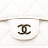 Chanel CC Quilted Caviar Trifold Flap Wallet Secondhand
