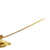 Chanel CC Gold Plated Sun Motif Brooch Secondhand