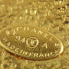 Chanel CC Gold Plated Sun Motif Brooch Secondhand