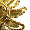 Chanel CC Gold Plated Sun Motif Brooch Secondhand