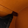 Celine Medium Raffia and Calfskin Triomphe Tambour Vanity Bag Secondhand