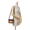 Celine Medium Raffia and Calfskin Triomphe Tambour Vanity Bag Secondhand