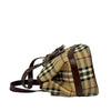 Burberry Haymarket Check Coated Canvas Handbag Secondhand