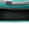 Secondhand Saint Laurent Small Croc Embossed Leather Monogram Kate Tassel Crossbody