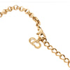 Dior Gold Plated CD Logo Pendant Necklace Secondhand