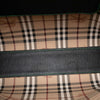 Burberry Grained Leather and Haymarket Check Coated Canvas Reversible North South Tote Secondhand