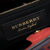 Burberry Small Graffiti Print Grainy Calfskin Banner Satchel Secondhand