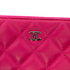 Chanel Large Quilted Lambskin O Case Clutch Secondhand