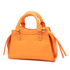 Balenciaga Mini Croc Embossed Calfskin Motocross Neo Classic City Satchel Secondhand