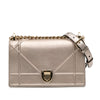 Secondhand Dior Medium Metallic Grained Calfskin Diorama Flap